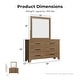 preview thumbnail 3 of 11, Furniture of America Nyess Modern Chestnut Brown 4-Piece Wood Kids Bedroom Set