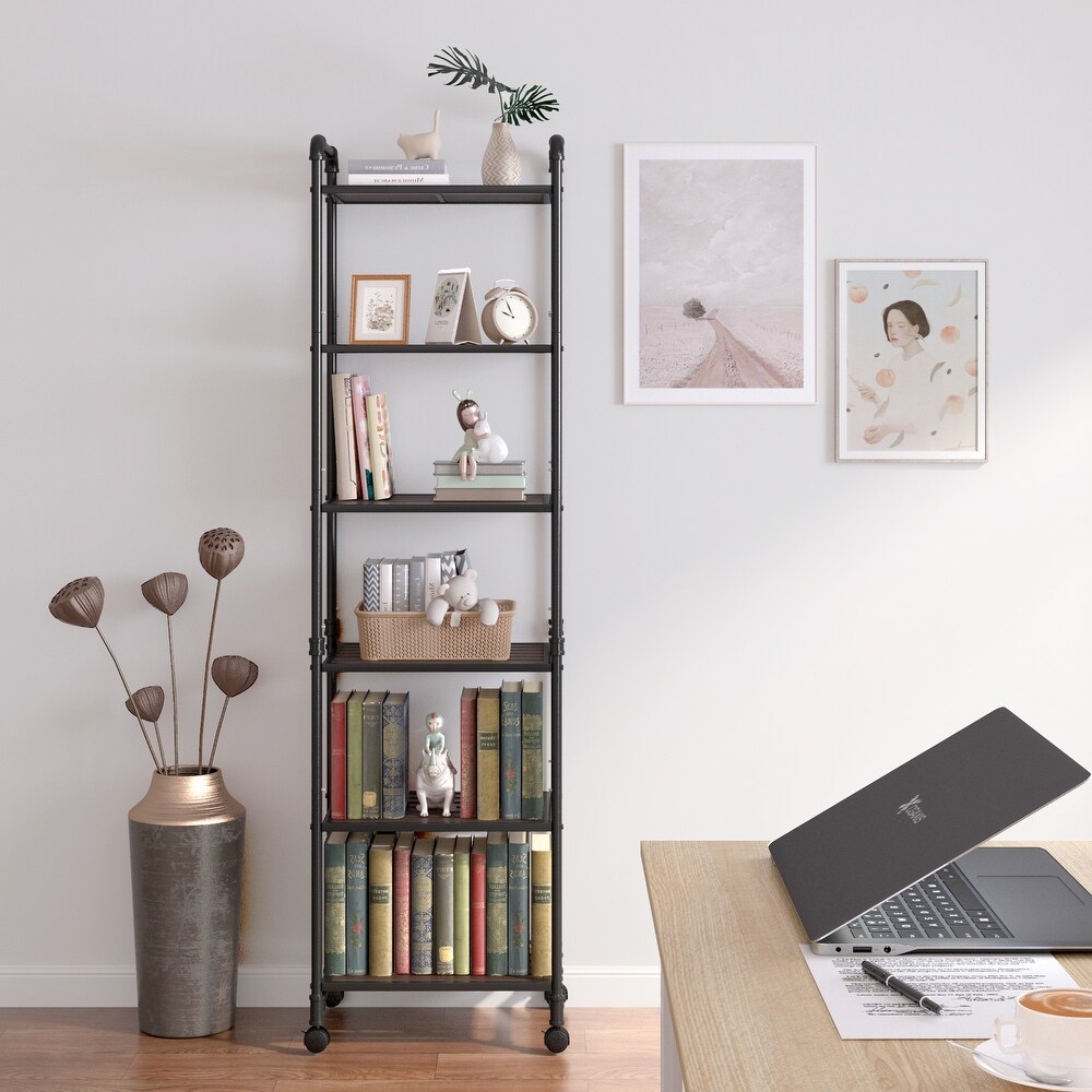 Black Mobile Art Display Stand 3-Tiered Book Shelf ,display rack for shop  price