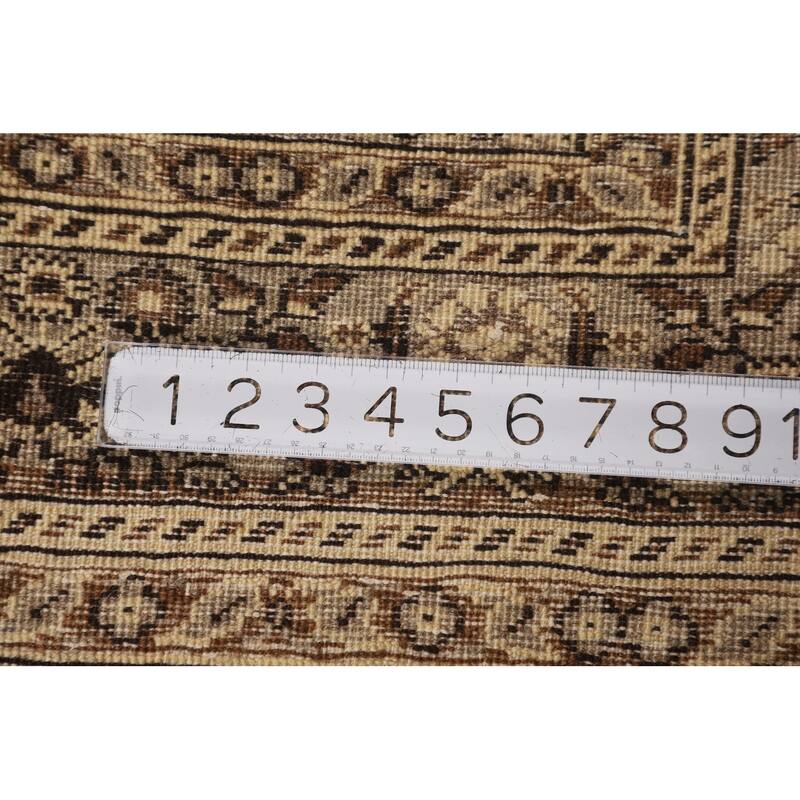 All-Over Anatolian Turkish Vintage Area Rug Hand-Knotted Wool Carpet - 6'7" X 9'10"