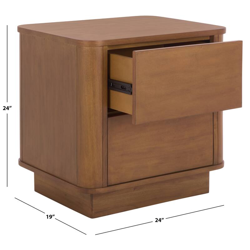 SAFAVIEH Couture Chrysandra 2-Drawer Nightstand