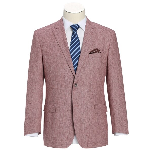 Men's Classic Fit Blazer Linen Cotton Sport Coat. Opens flyout.