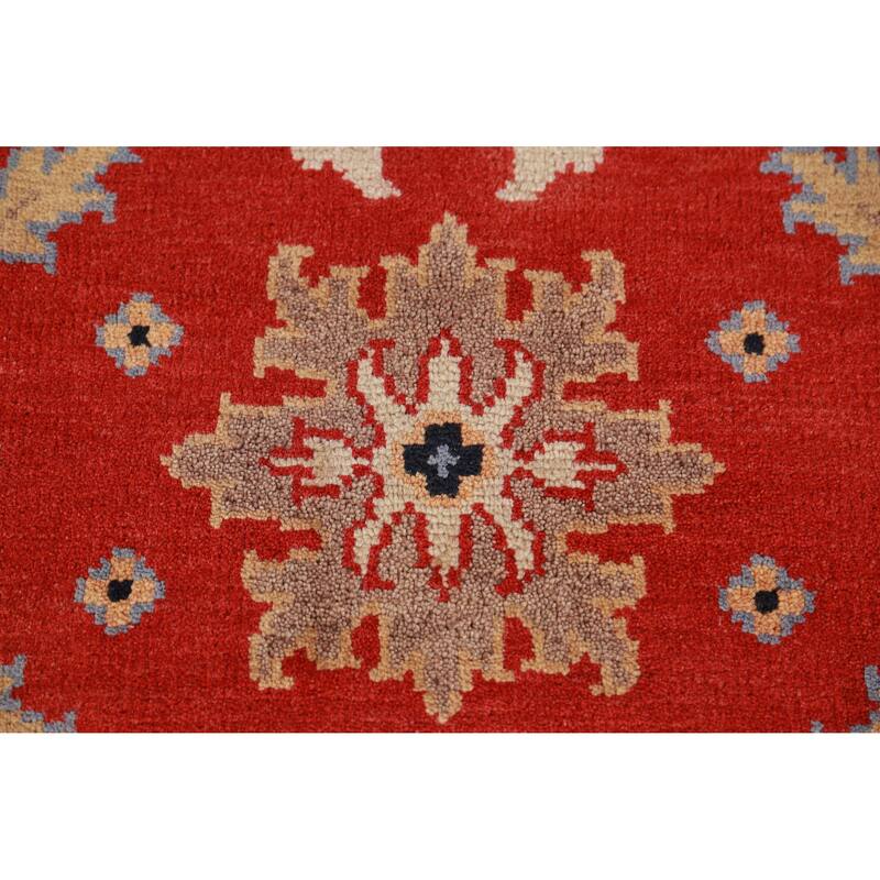 Hand Knotted Oriental 100% Wool Carpet Traditional Floral Red Heriz (serapi) Area Rug - 10' 0'' X 7' 11''