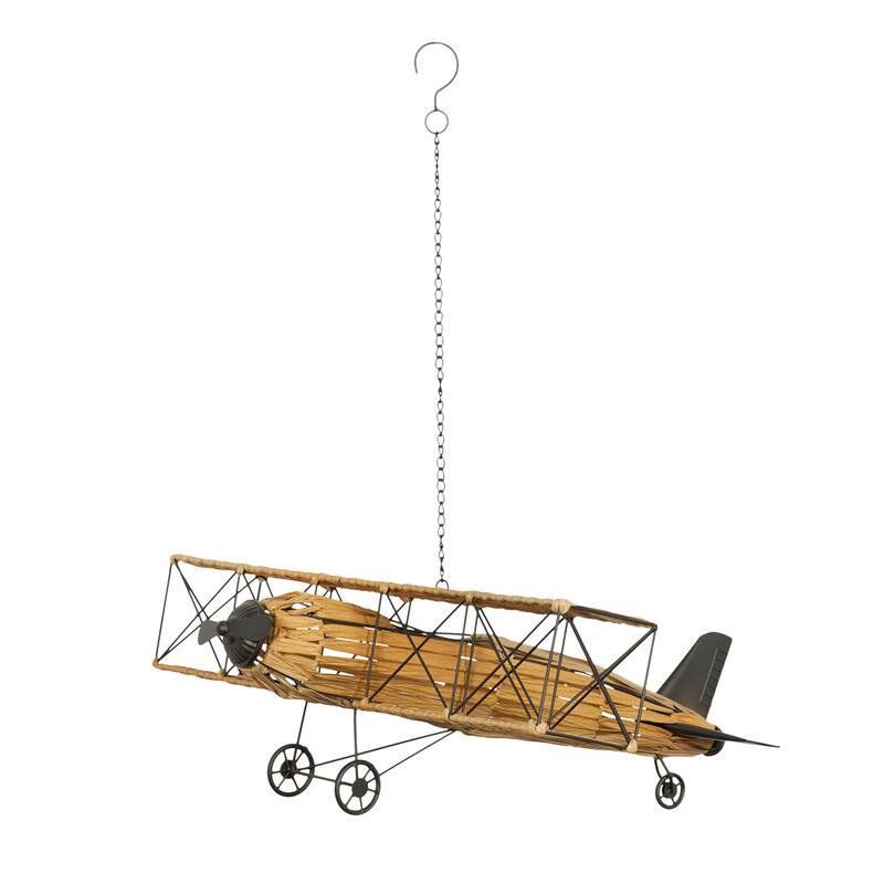 Tan Iron Rustic Sculpture Transportation 10 x 31 x 28 - 31 x 28 x 10