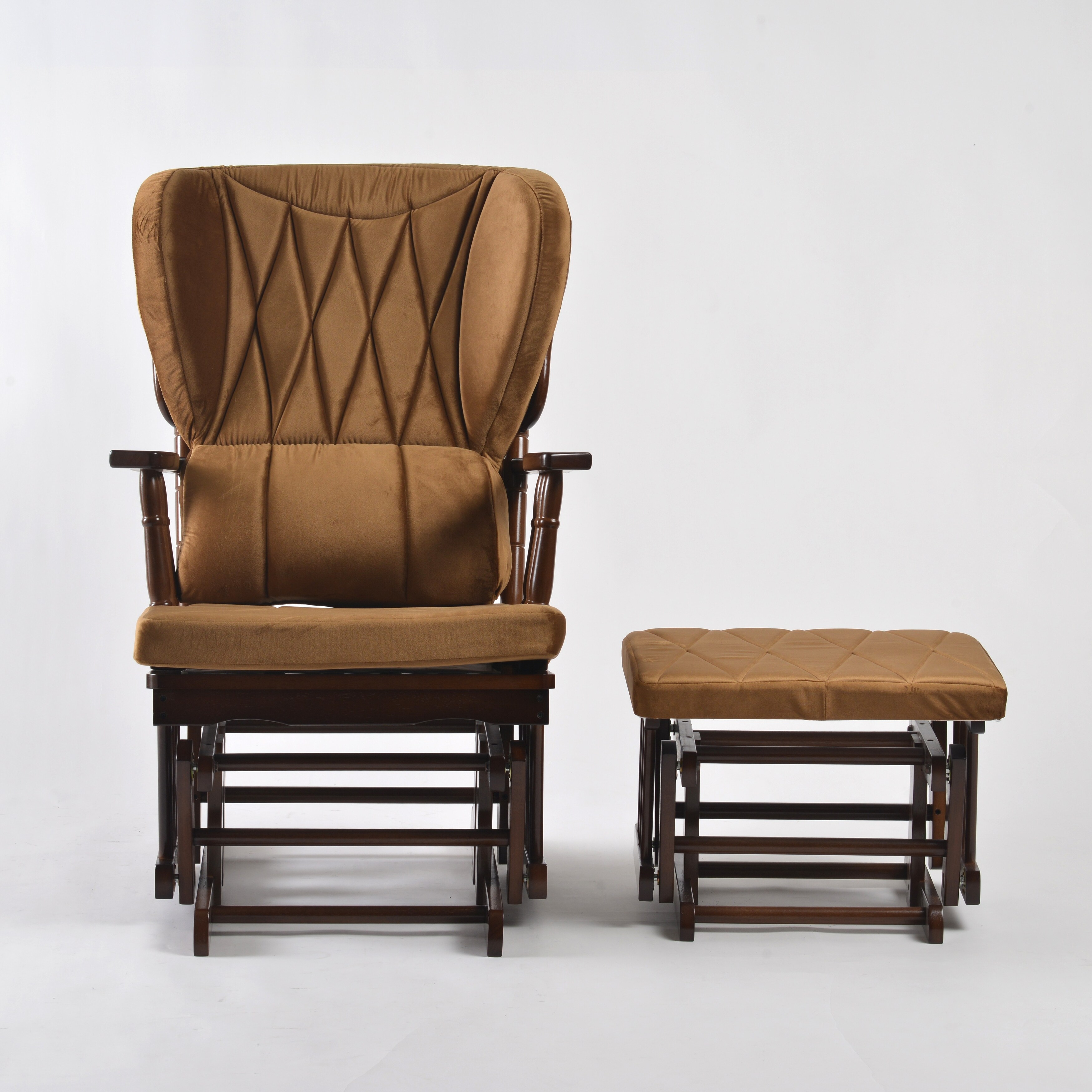 Comfort Deluxe Glider Chair and Ottoman Set On Sale Bed Bath