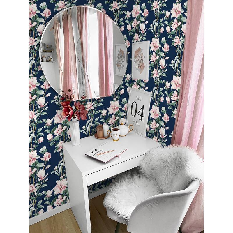 NextWall Magnolia Trail Peel and Stick Wallpaper