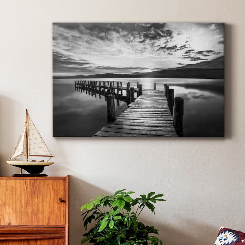 Evening Dock Premium Gallery Wrapped Canvas - Ready to Hang
