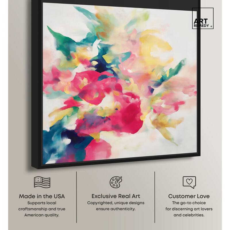 Essence of a Flower II Canvas by Art Remedy