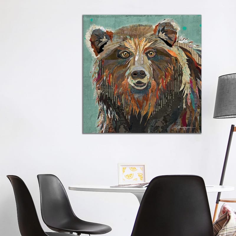 iCanvas "Majestic Montana Grizzly Bear" by Traci Anderson Canvas Print - 37x37x1.5