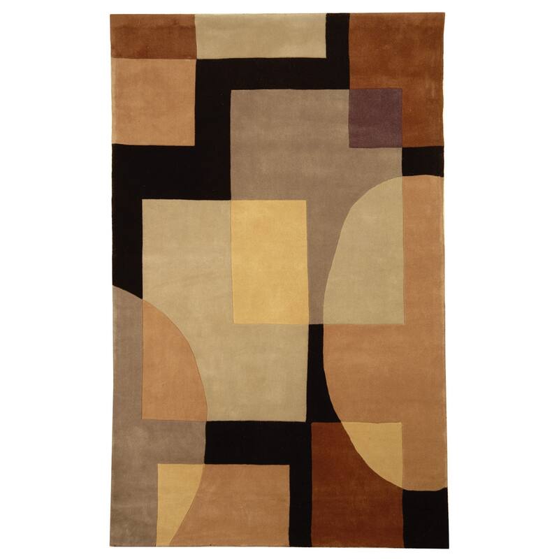 SAFAVIEH Handmade Rodeo Drive Shae Mid-Century Modern Abstract Wool