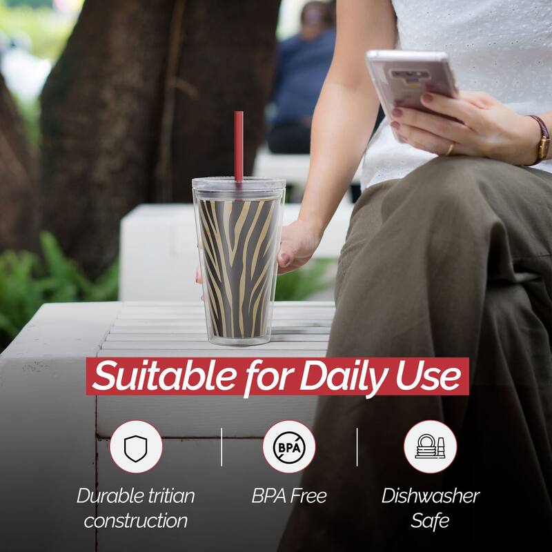 Copco Minimus Tumbler With Removable Straw And Double Wall Insulation - 24 oz.