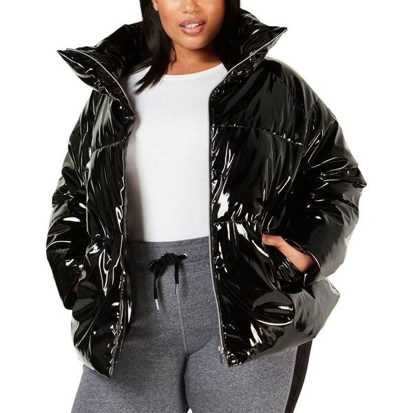 Shop Calvin Klein Performance Womens Plus Puffer Jacket Winter Shiny Overstock 28903848