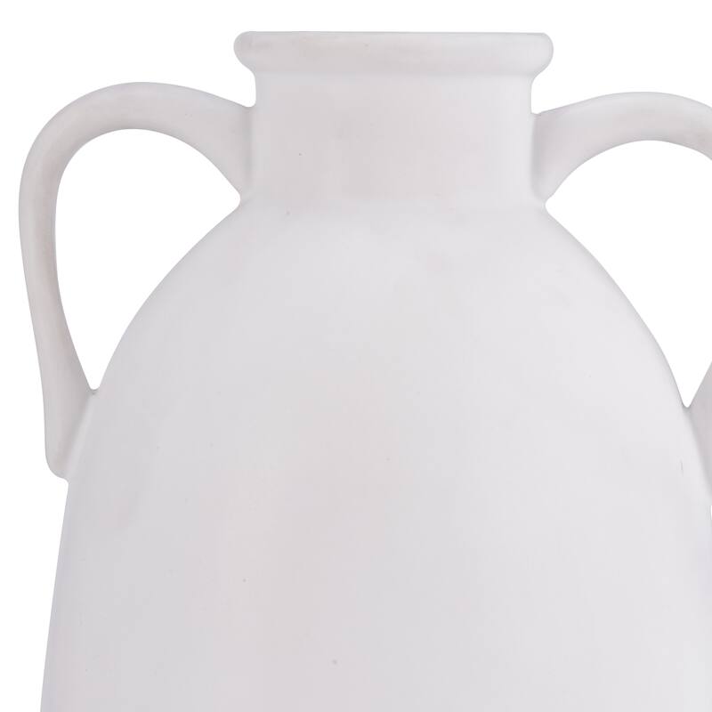Sagebrook Home Neutral Contemporary Vase with Handles