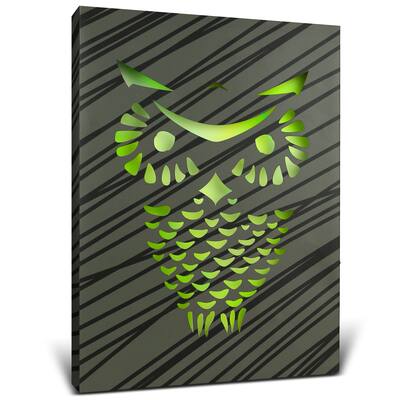 CoTa Global Owl Light Up LED Wall Art - Changing Color LED Light Up - 15.75Lx11.9Wx1H inches