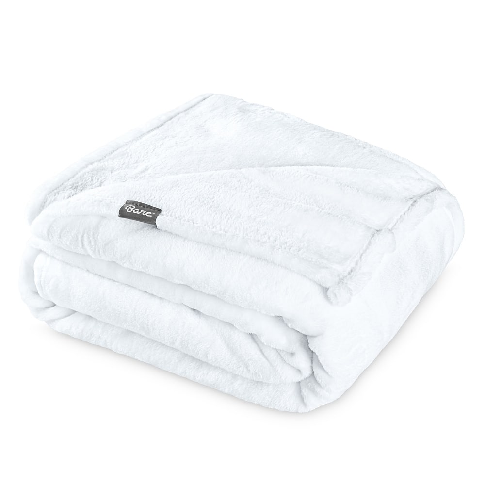 Bare Home Microplush Fleece Blanket - Ultra-Soft - Cozy Fuzzy Warm
