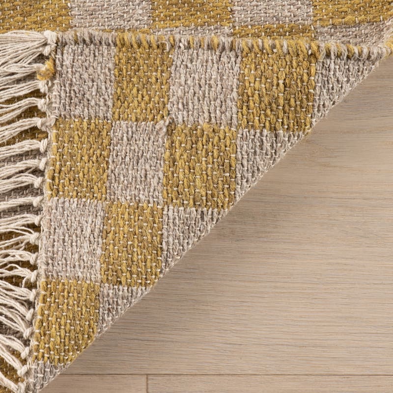 Carmeon Hamilton Memphis Modern Checkered Hand Woven Rug