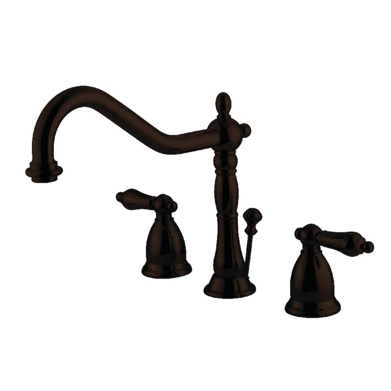 Kingston Brass Heritage 8 in. Widespread Bathroom Faucet - Oil Rubbed Bronze