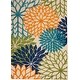 preview thumbnail 34 of 112, Nourison Aloha Floral Modern, Indoor/Outdoor Area Rug 3'6" x 5'6" - Multicolor