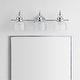 preview thumbnail 32 of 113, Shirley Metal/Glass LED Vanity Light, by JONATHAN Y