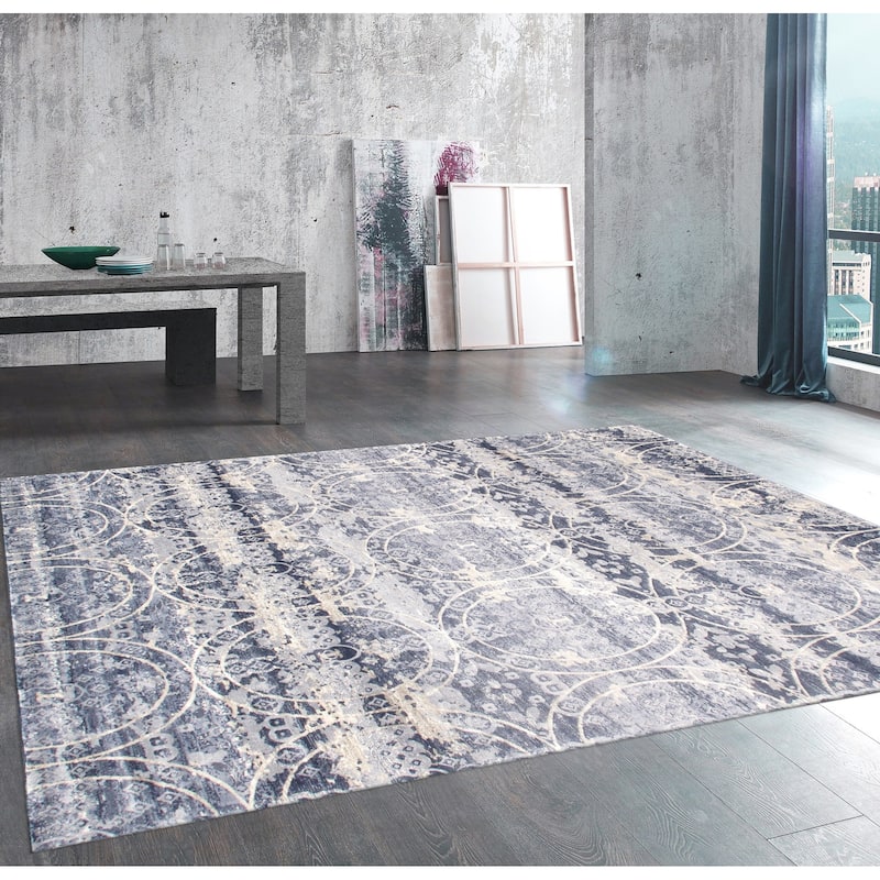 Pasargad Home Cherish Design Power Loom Area Rug