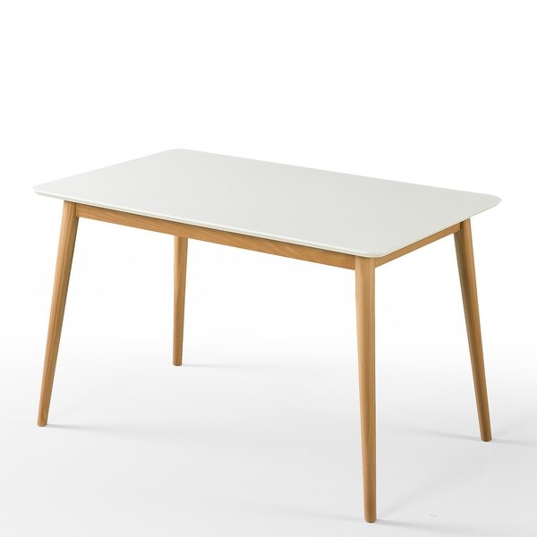 Priage by ZINUS 47" White Wood Dining Table. Opens flyout.