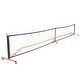 preview thumbnail 5 of 10, Red Steel and Fiberglass Volleyball Net, 14ft Wide, Adjustable Height, Portable and Weather-Resistant