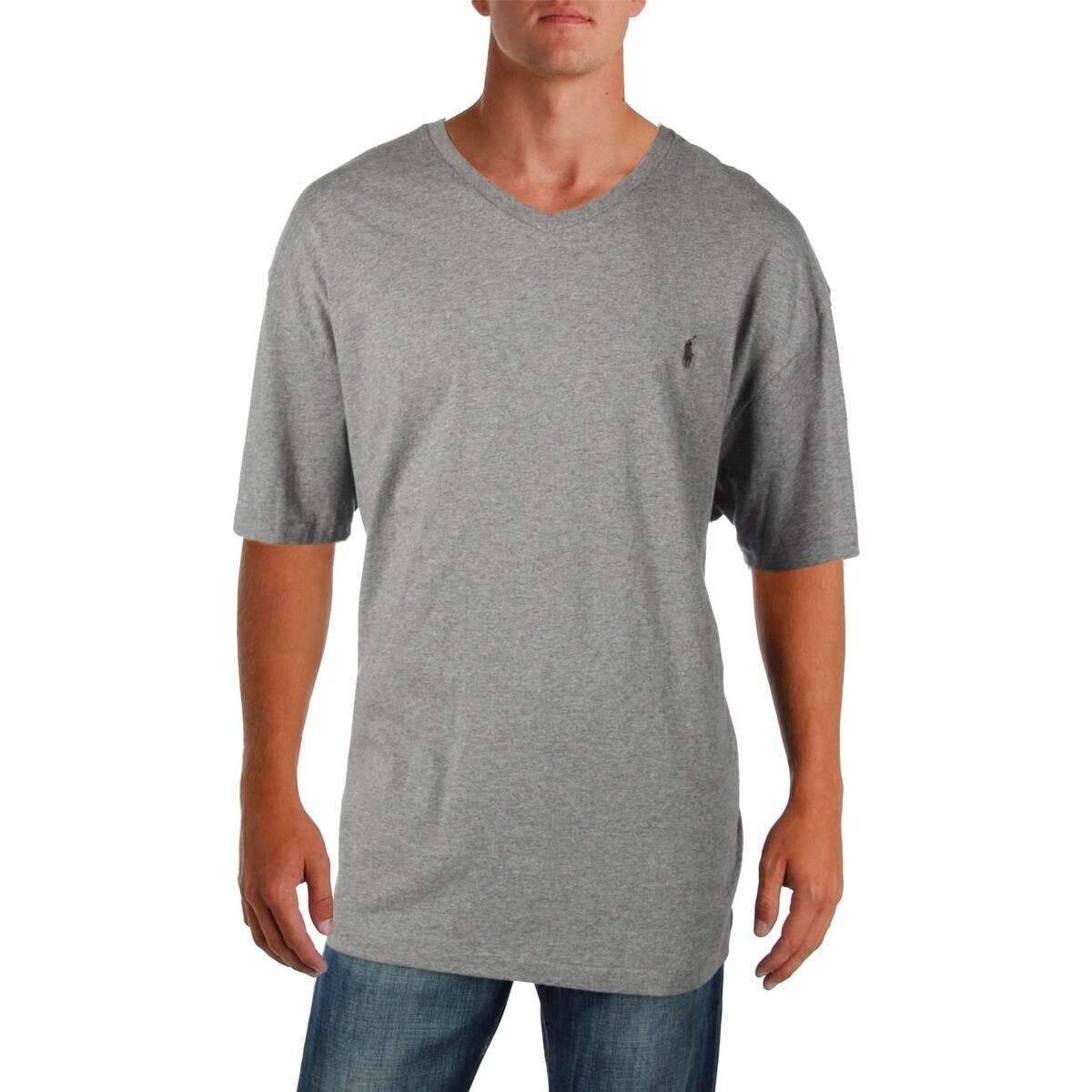 polo v neck t shirts big tall