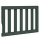 preview thumbnail 1 of 4, Dream On Me Convertible Crib Toddler Guard Rail, Converts Cribs to Toddler Beds, Solid Wood Construction Forest Green - Wood