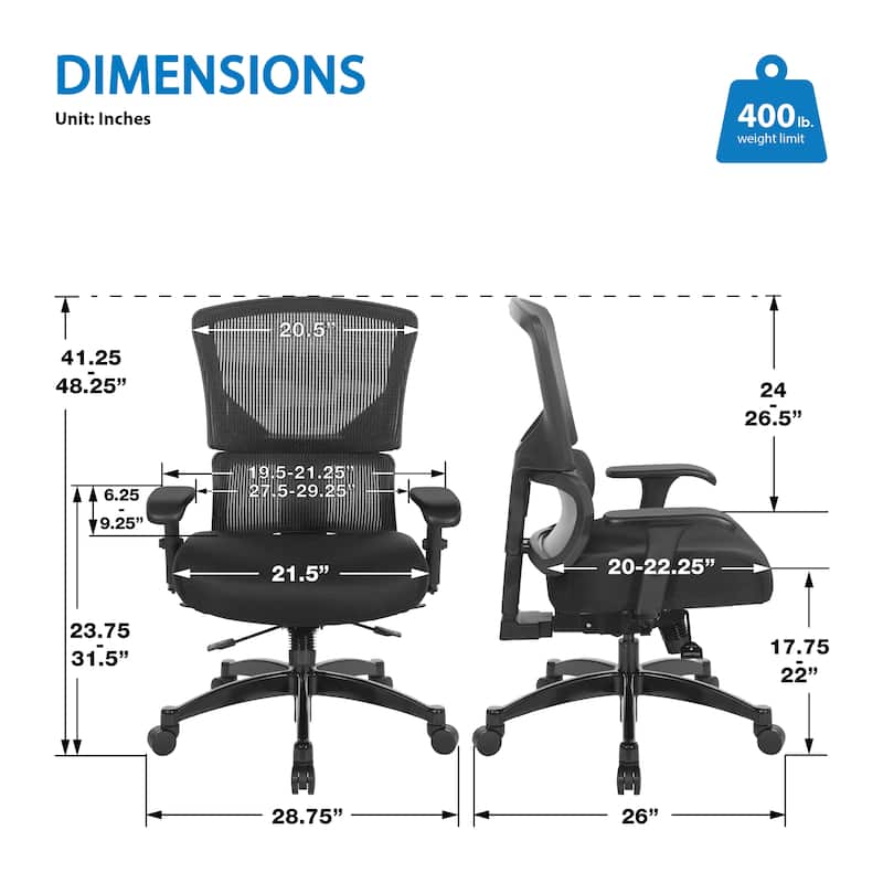 Big & Tall Vertical Managers Chair
