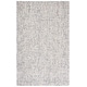 preview thumbnail 17 of 191, SAFAVIEH Handmade Abstract Lottie Modern Wool Rug 2' x 3' - Grey/Ivory