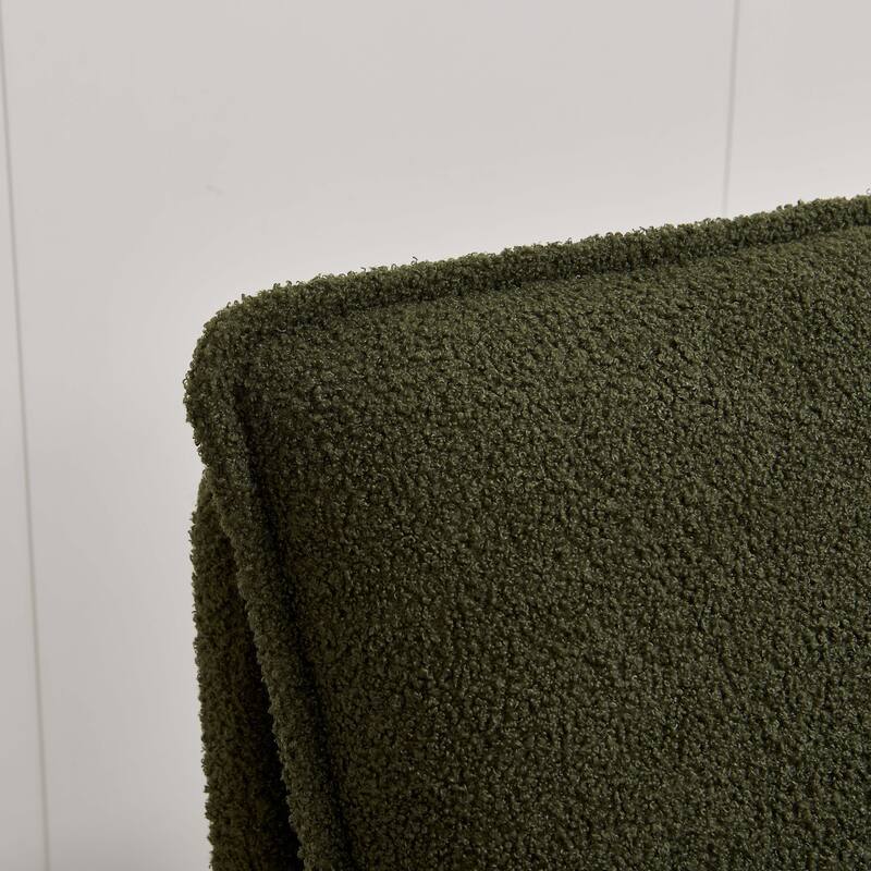 Modern Sherpa Upholstered Accent Chair Armchair for Office