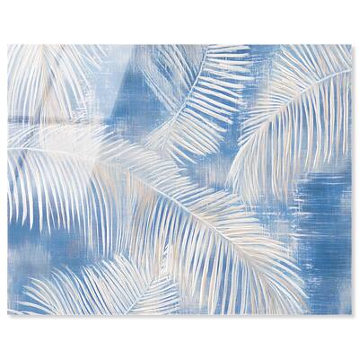 Sky Palm Silhouettes Acrylic by Art Remedy, Ready to Hang