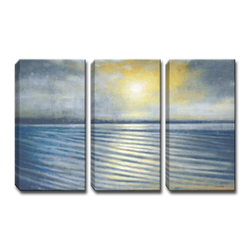 'Ripples' 3 Pc Wrapped Canvas Wall Art Set by Norman Wyatt Jr.