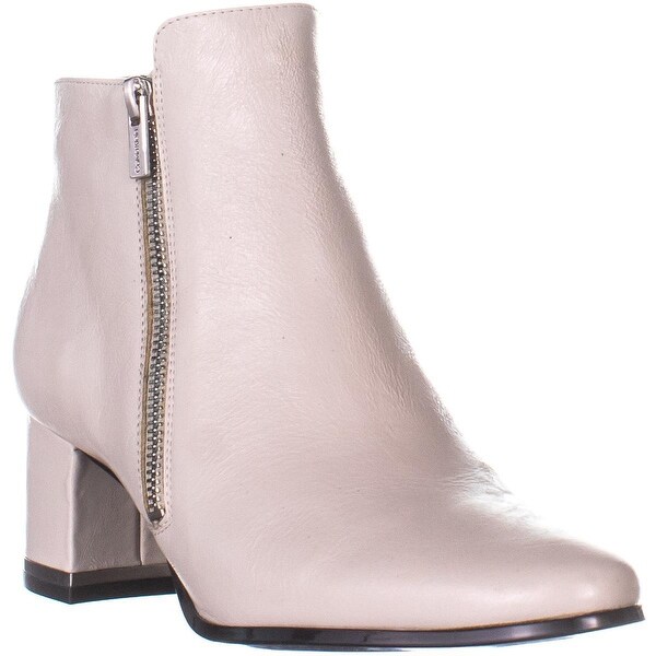 calvin klein fara leather booties