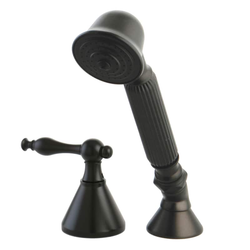 Kingston Brass Deck Mount Hand Shower with Diverter for Roman Tub Faucet - Oil Rubbed Bronze
