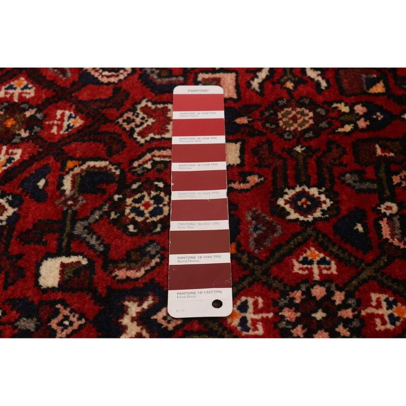 ECARPETGALLERY Hand-knotted Andelz Red Wool Rug - 4'1 x 13'9