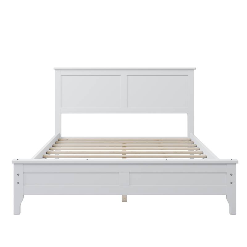 Modern Solid Wood Platform Bed
