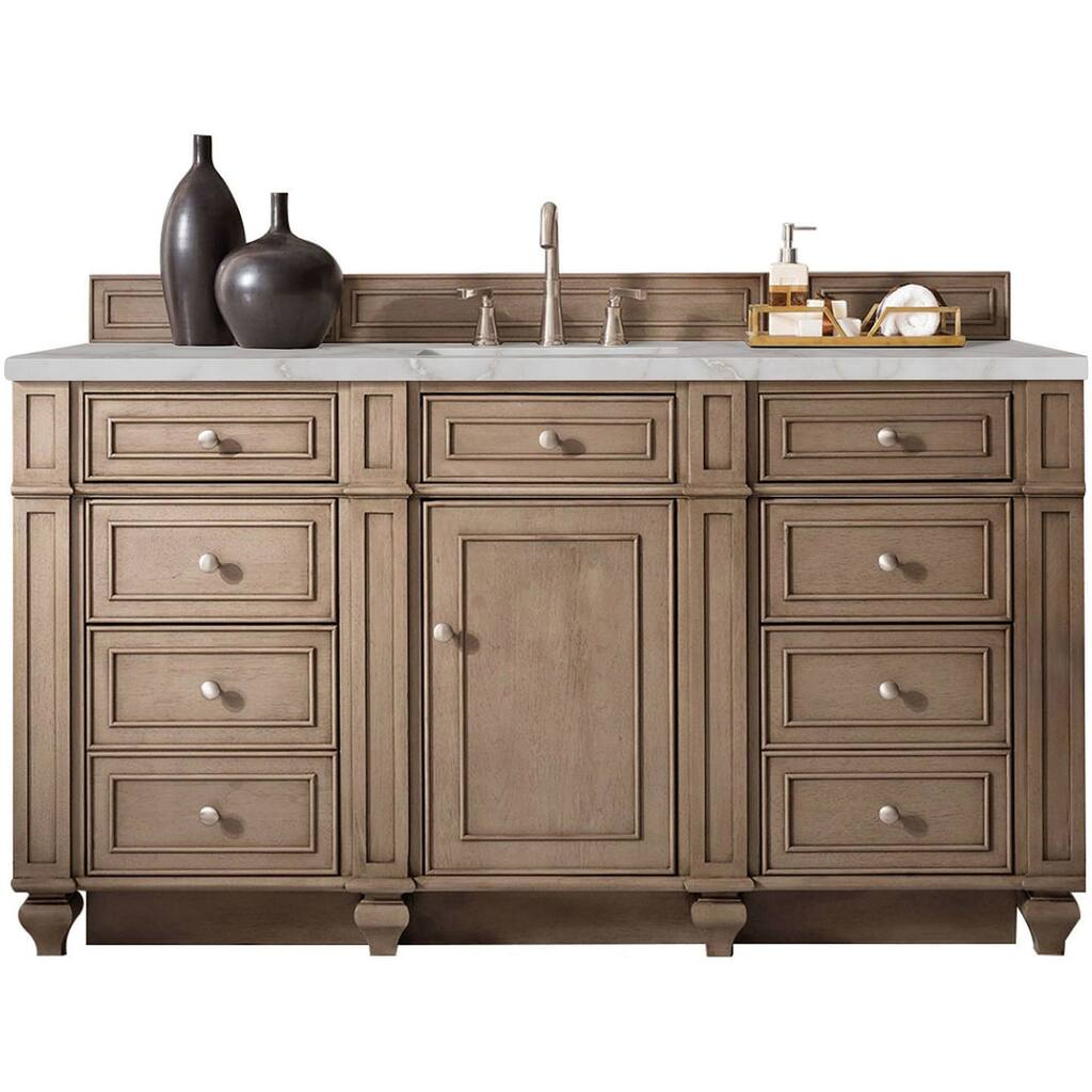 James Martin Vanities 157-V60S-FVSL Bristol 60" Free Standing Single