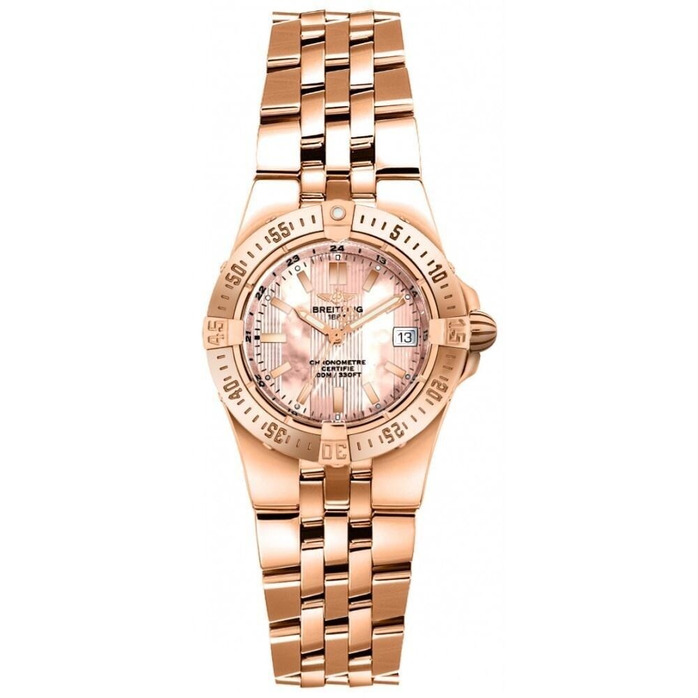 breitling women's rose gold