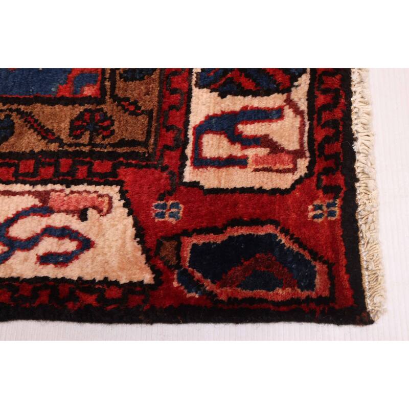 ECARPETGALLERY Hand-knotted Anatolian Vintage Dark Navy Wool Rug - 4'7 x 11'10