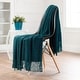 preview thumbnail 19 of 59, Chanasya Textured Knit Acrylic Throw Blanket With Tassels