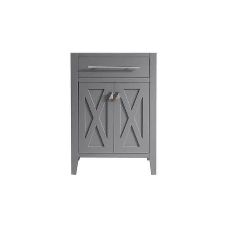 Miseno MV-24-313YG319-BASE Wimbledon 24" Single Free Standing Vanity - Grey