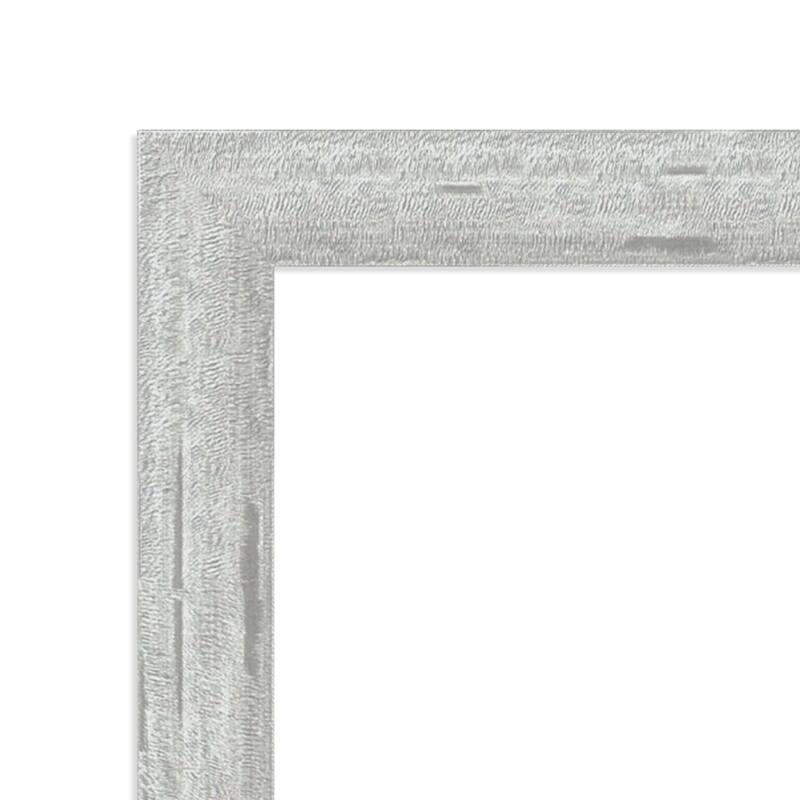 Imprint Wood Framed White Corkboard Bulletin Board