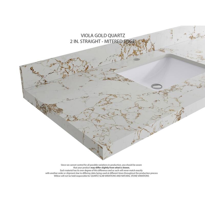 Willow Collections 30 in. W x 22 in. D Chicago Single Sink Bathroom Vanity with Countertop