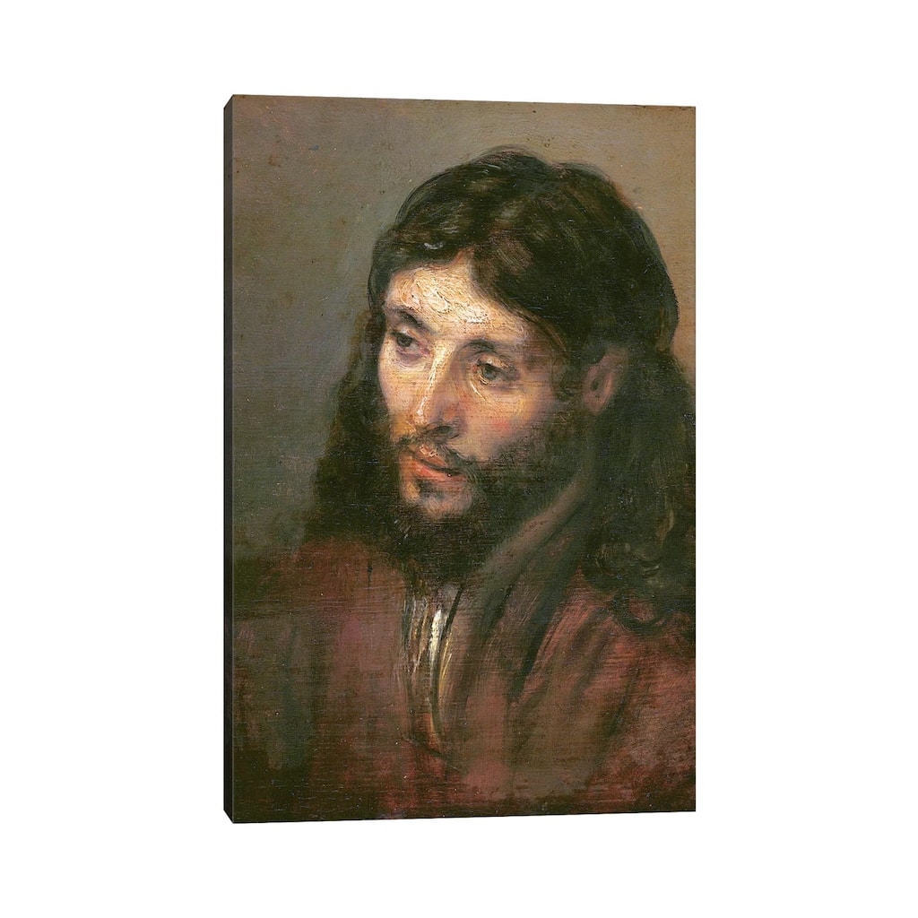 iCanvas "Head Of Christ, c.1648 (Gemaldegalerie)" by Rembrandt van Rijn Canvas Print