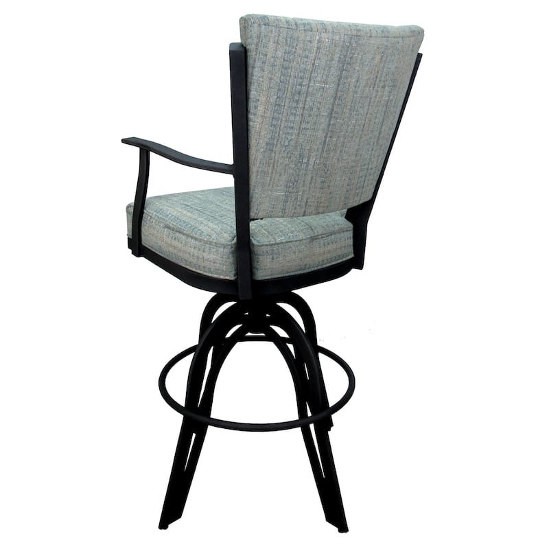 Montana Blue Swivel Tilt Metal 30" or Counter 26" Bar Stool