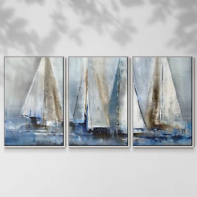 Quiet Wind II - Multi Piece Framed Canvas