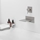 preview thumbnail 2 of 19, Wall Mount Bathroom Sink Faucet Waterfall Brass Modern 2 Hole Bathroom Basin Vanity Faucets with Valve