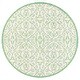preview thumbnail 103 of 147, JONATHAN Y Ourika Vintage Filigree Textured Weave Indoor/Outdoor Area Rug 5' Round - Cream/Green