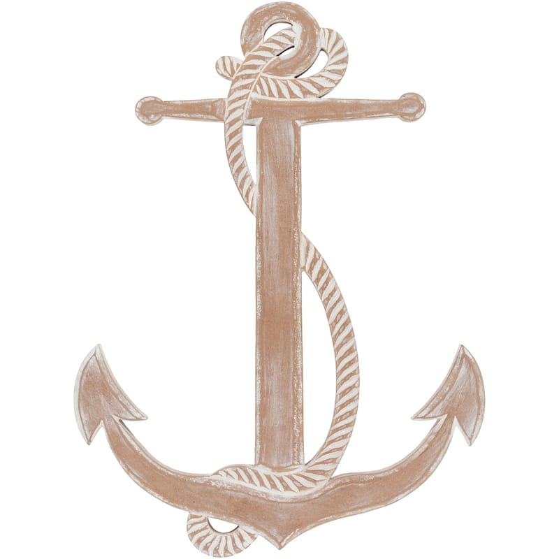 Artistic Weavers Laguna Distressed Natural Anchor 22x16-inch Wall Décor