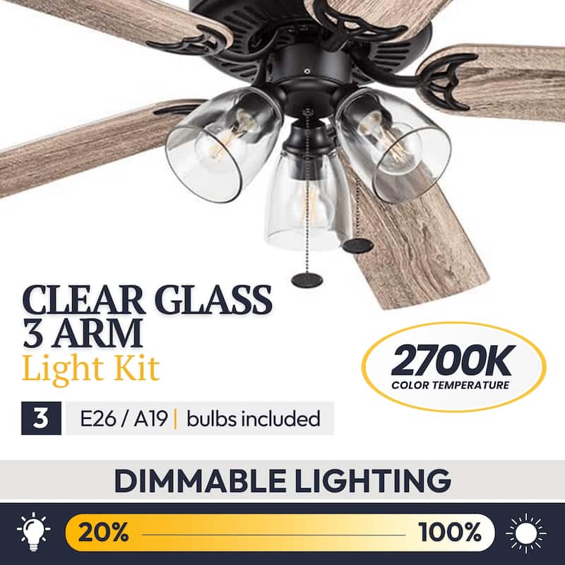 52" Prominence Home Saybrook Indoor Ceiling Fan